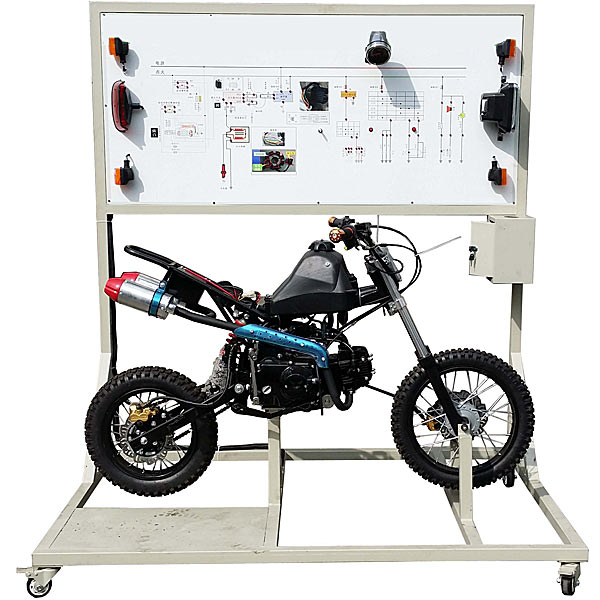 摩托车整机电器示教实训台,施耐德PLC综合实训装置
