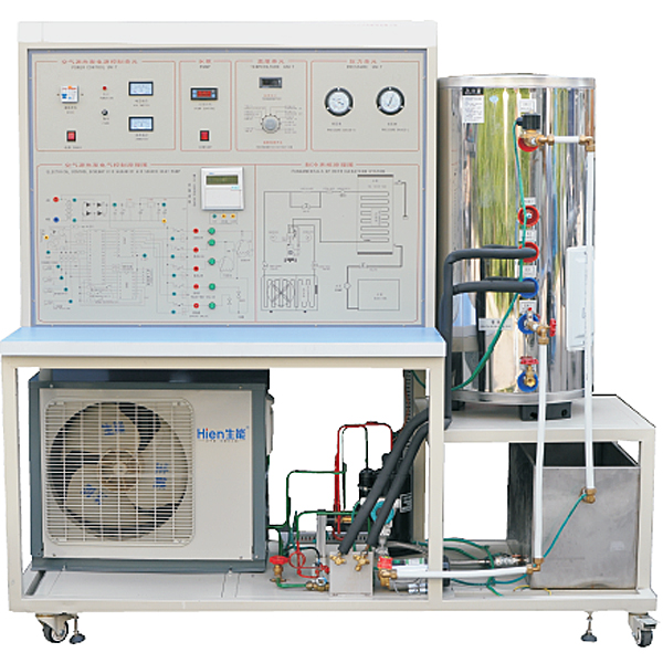 空气源热泵功能实训台,储物柜式电动机软启动线路实训装置