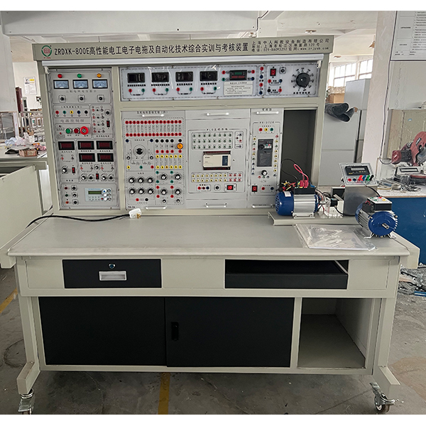高性能电工电子电拖及自动化技术实训台(图1) 高功能电工电子电拖及自动化技术实训台,电动车电源变换系统示教实训台