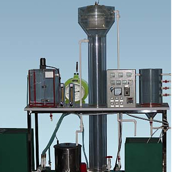 CAF涡凹气浮系统实验台(图1) CAF涡凹气浮系统实训台,UASB厌氧发酵柱实训台